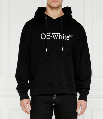Худи BIG BOOKISH SKATE OFF-WHITE - черный(OMBB085C 99FLE012)