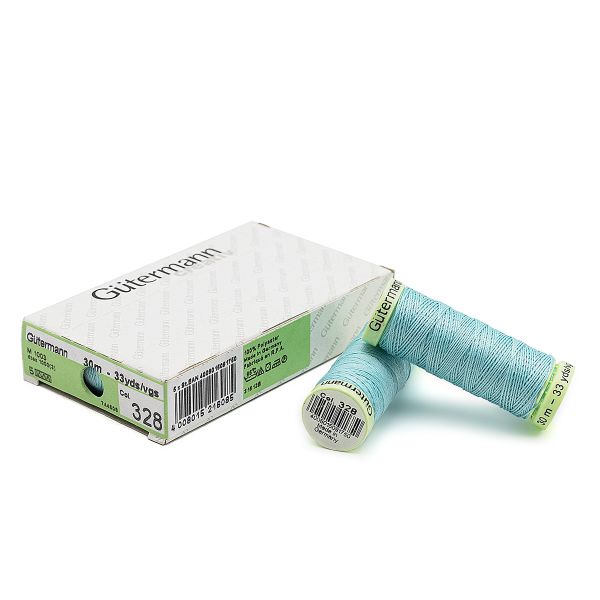 Нитки отделочные Gutermann Top Stitch 30 (30 метров), 5 кат. | 328 аквамариновый