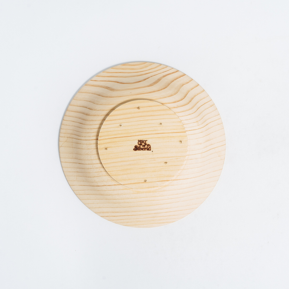 Набор деревянных тарелок Art of Siberia чаши из сибирского кедра TN40