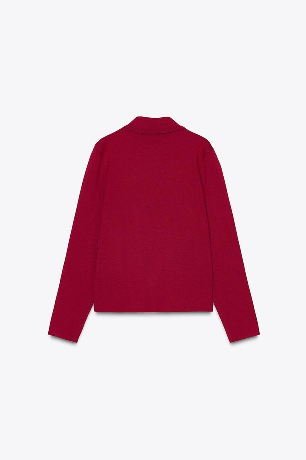 ZARA КАРДИГАН С ПУГОВИЦАМИ В ФОРМЕ ЦВЕТОВ, ТЕМНО-РОЗОВЫЙ