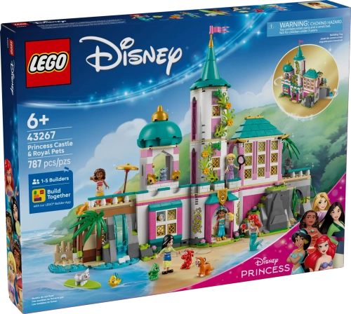 Конструктор LEGO Disney 43267 Замок принцессы и королевские питомцы