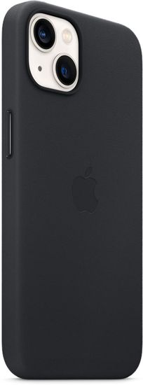 Чехол Apple MagSafe для iPhone 13, кожа, «тёмная ночь»