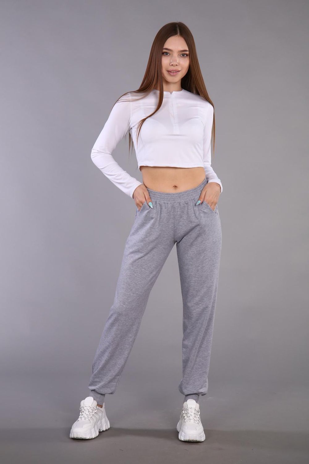 Классика - брюки серый Iv-capriz (Акция)