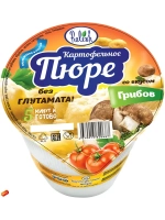 Картофельное пюре в стакане со вкусом грибов 37 гр 24 шт