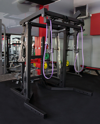 Монолифт для пауэрлифтинга STECTER (с хранением дисков)