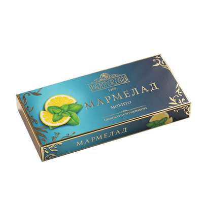 Мармелад Мохито: Лимон, Мята - Петербургская Коллекция 160 гр