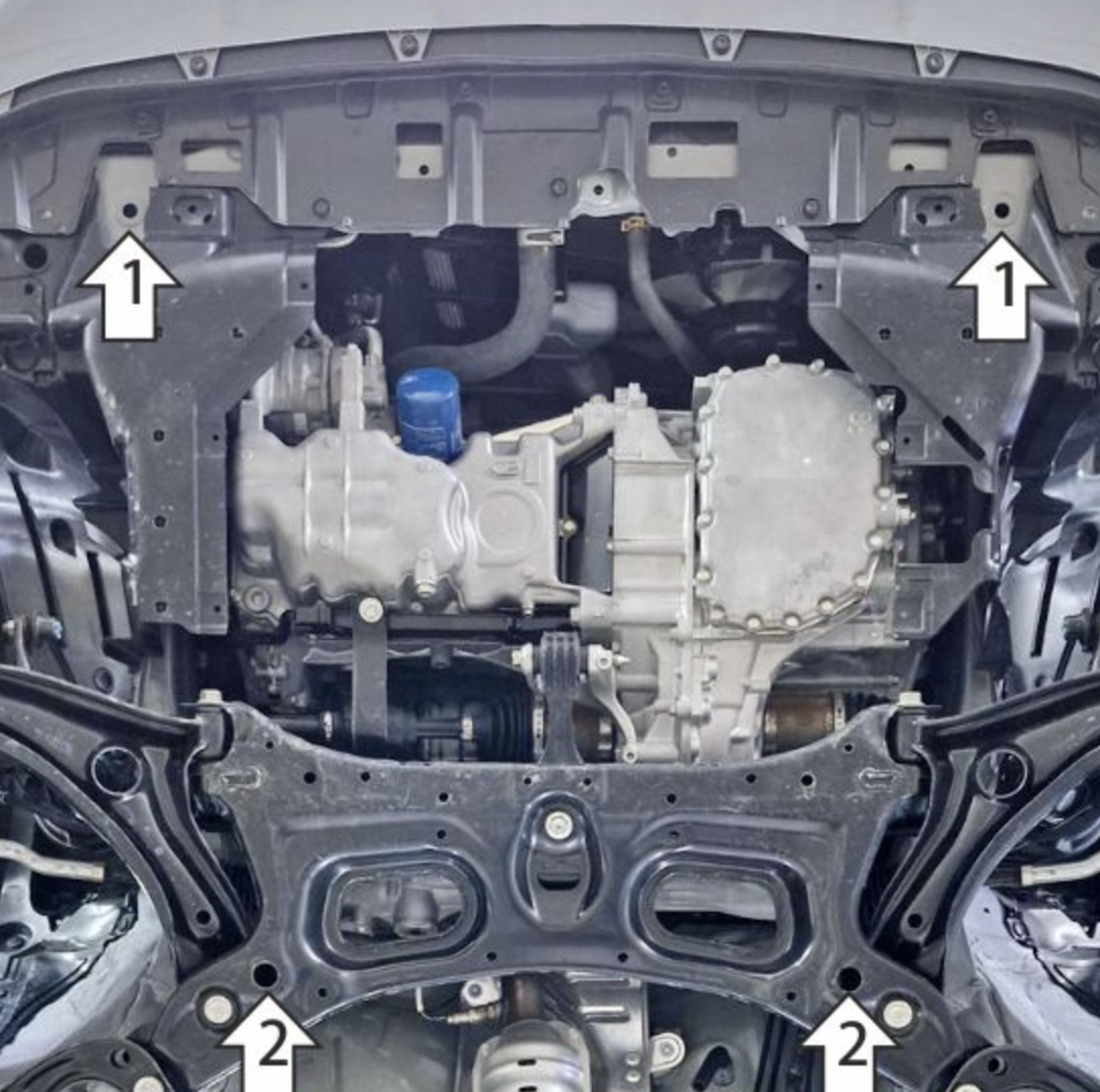 Защита MOTODOR для Honda Fit (2022-) 70814