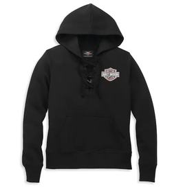 Толстовка Script Font Laced Front Harley-Davidson