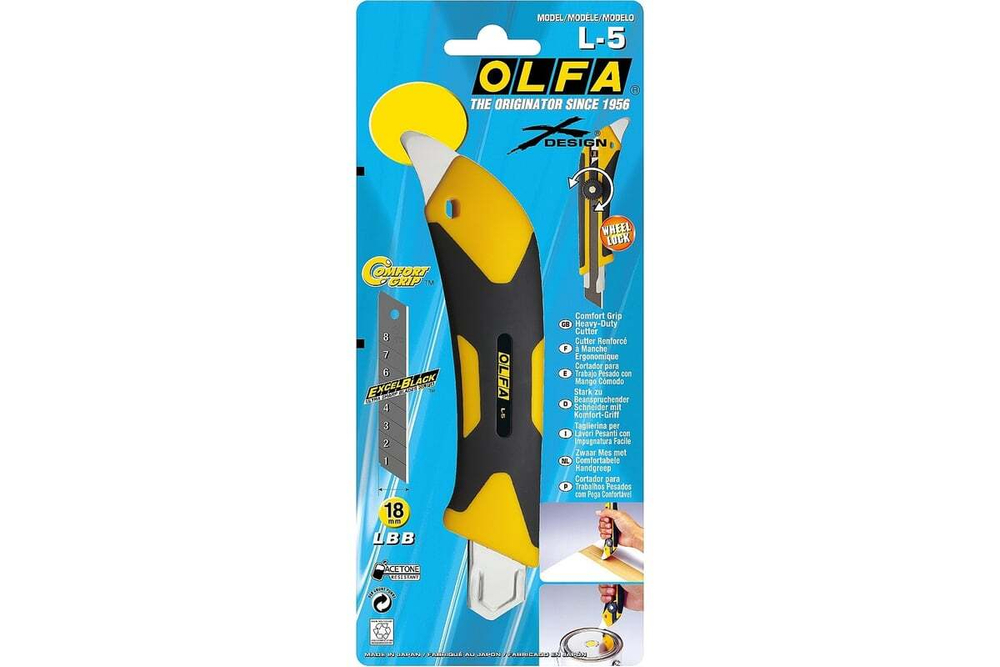 Трещоточный нож OLFA 18 мм OL-L-5