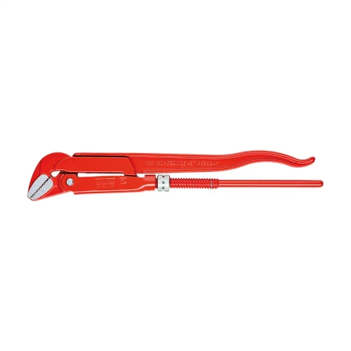 Клещи трубные угловые 45° с красным порошковым покрытием 430 мм Knipex 83 20 015