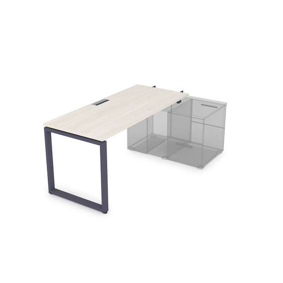 СПН-О.974 Стол системы БЕНЧ прямолинейный,для крепления на тумбу, начальный (1600*700*750)