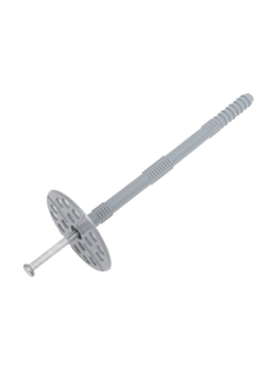 Дюбель для теплоизоляции Gigant (гриб) 10x160 с металлическим гвоздём 250 шт 123867