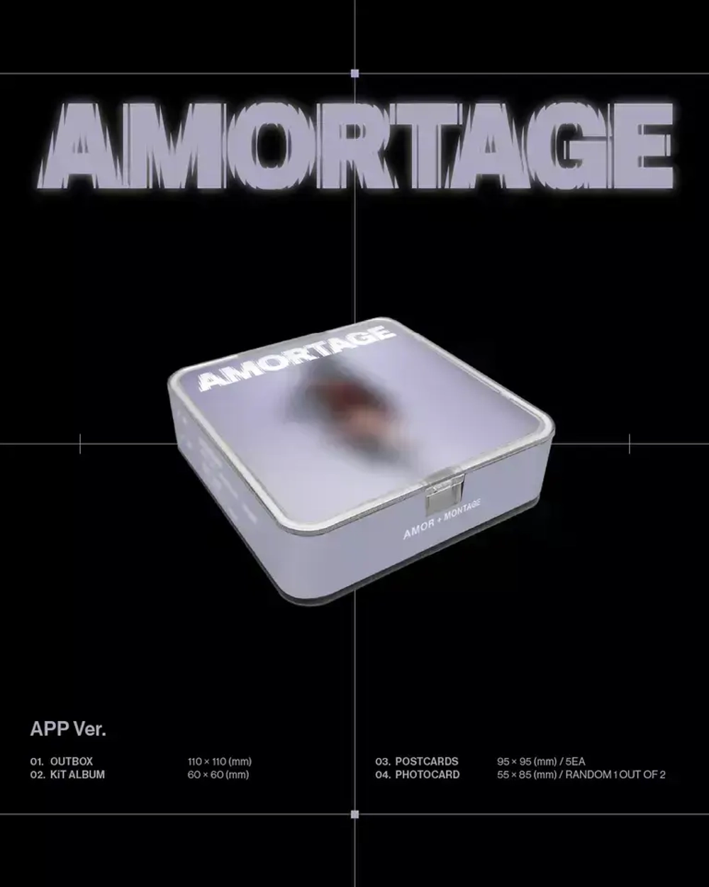Альбом JISOO - AMORTAGE [APP ver.]