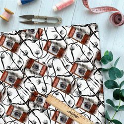 Ткань дюспо антикварные фотоаппараты