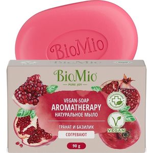 МЫЛО BIOMIO BIO-SOAP ГРАНАТ И БАЗИЛИК 90ГР