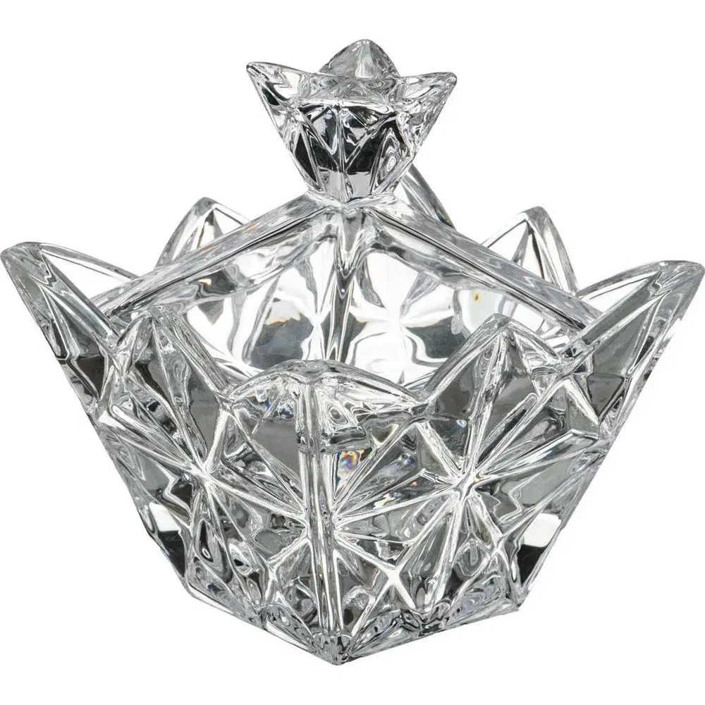 Сахарница с крышкой 230 мл. 10*10 см. Высота=12 см. Коллекция muza