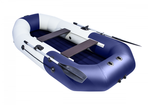Таймень N 270 НД серый-синий надувное дно (лодка пвх)