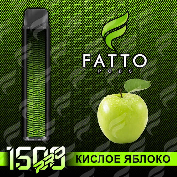 FATTO PODS PRO - Sour Apple (2% nic)