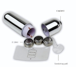 Вибронасадка со стимуляцией клитора и ануса - 12,5 см. (Цвет: прозрачный)