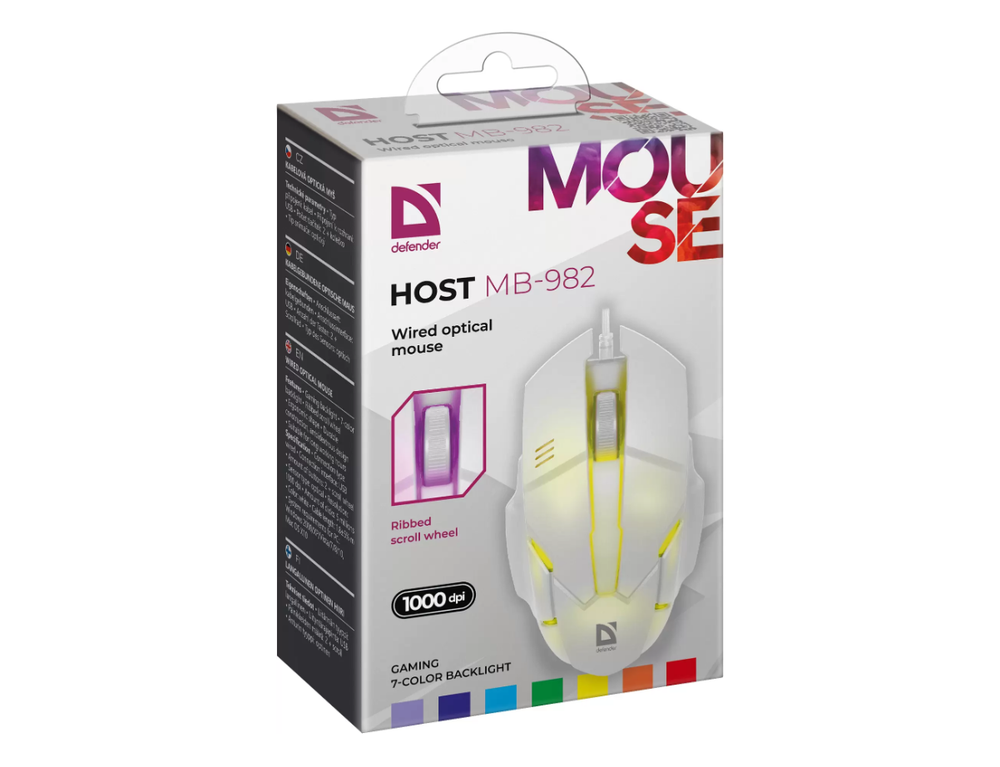 Мышь Defender Host MB-982 White