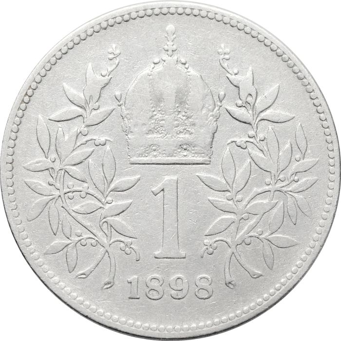 1 крона 1898 Австрия