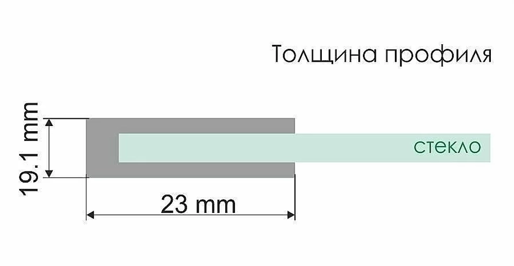 Душевой уголок WasserKRAFT Dill 61S17 80x100