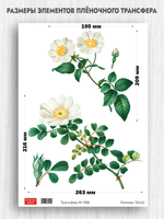 Трансфер для декупажа переводной рисунок для поверхностей 098