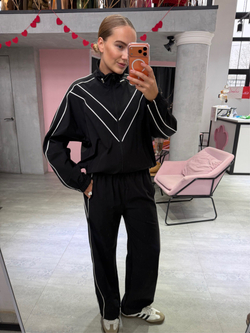 Спортивный костюм Девяностые черный