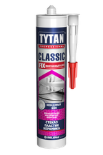 Клей Tytan Professional Classic Fix монтажный каучуковый универсальный прозрачный 310мл/334г