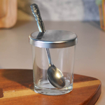 Банка для специй 75мл с ложкой, стекло/нерж