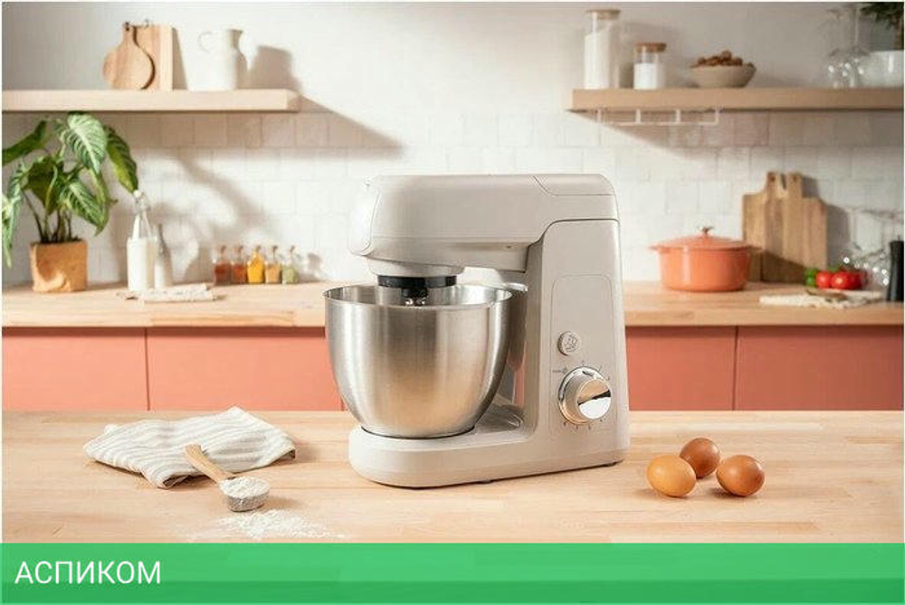 Кухонная машина Tefal Bake Partner белый (QB520B38)
