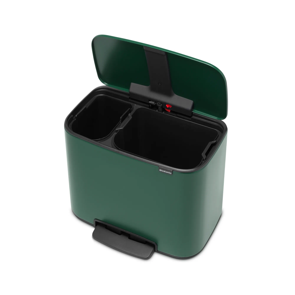 Brabantia Контейнер для сортировки мусора Bo 11+23л Pine Green 304125