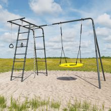 ROMANA Полянка Плюс 2 (антрацит) (с качелями гнездо 100см)