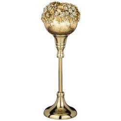 ПОДСВЕЧНИК "БОХО" ДИАМЕТР=6 СМ. ВЫСОТА=26 СМ (КОР=12ШТ.)