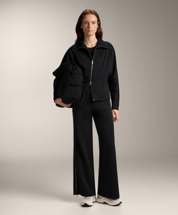 OYSHO Брюки с высокой посадкой, черный