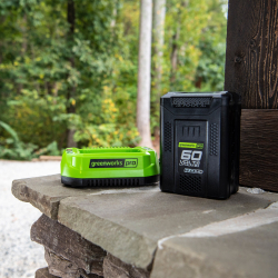 Аккумулятор для техники GREENWORKS G60B4 60В, 4Ач (2918407) ударопрочный