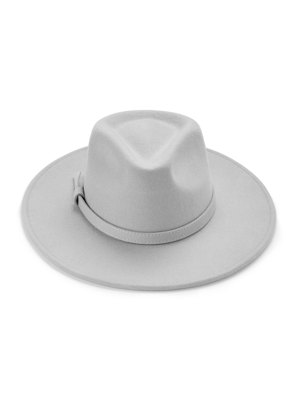 Шляпа FEDORA BELT LIGHT GREY