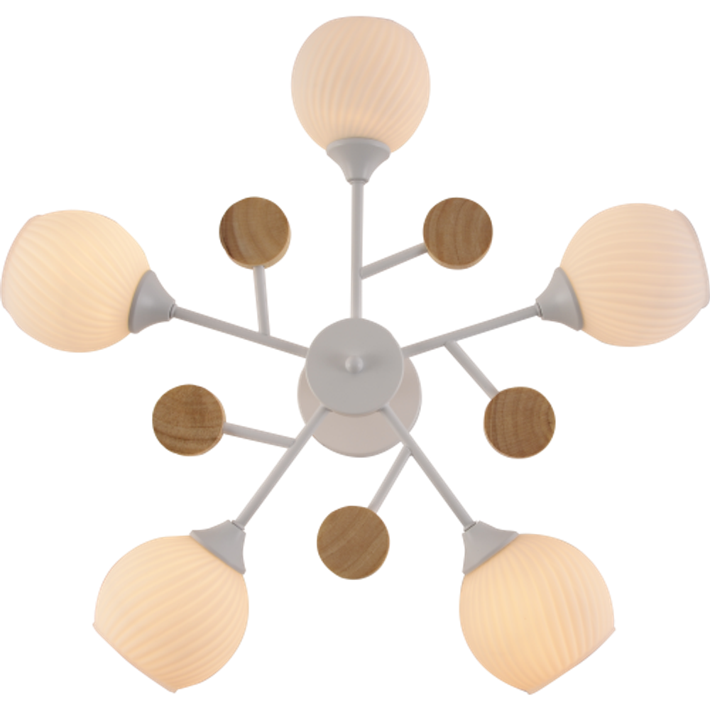 Люстра Rivoli   9180-305 5 х Е27 60 Вт модерн