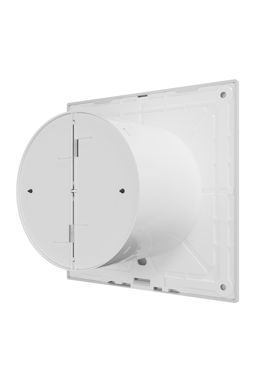 Вентилятор накладной SLIM D100 обр.клапан Matt white DICITI