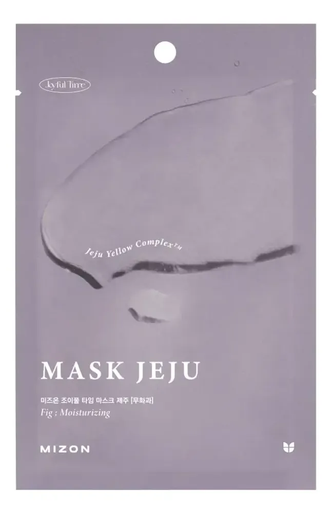MIZON Увлажняющая тканевая маска для лица с экстрактом инжира - JOYFUL TIME MASK JEJU [FIG] ,23мл