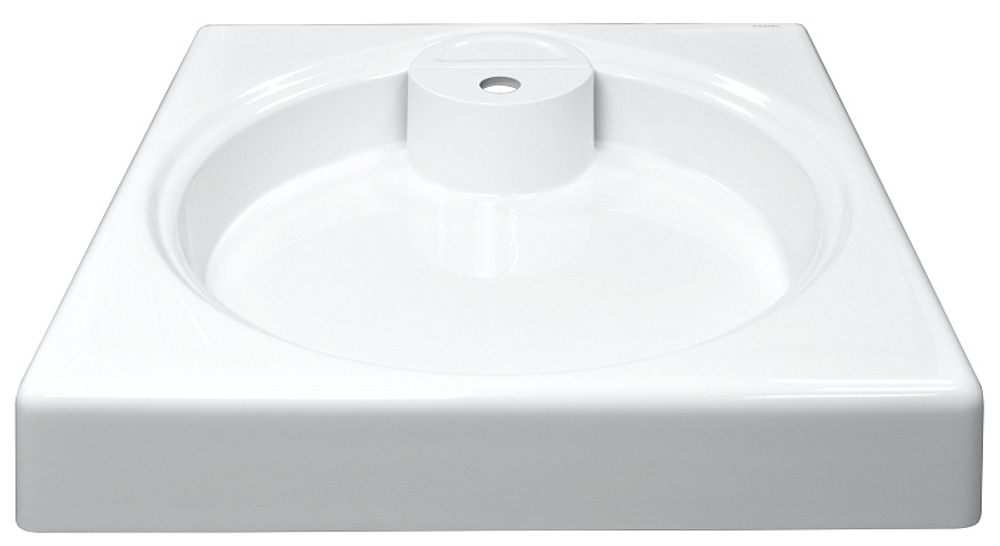 Раковина подвесная Azario Lindi 597х595х90 литьевой мрамор, белый (CS00078504)
