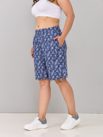 Шорты Н-147/джинс-голубыецветы