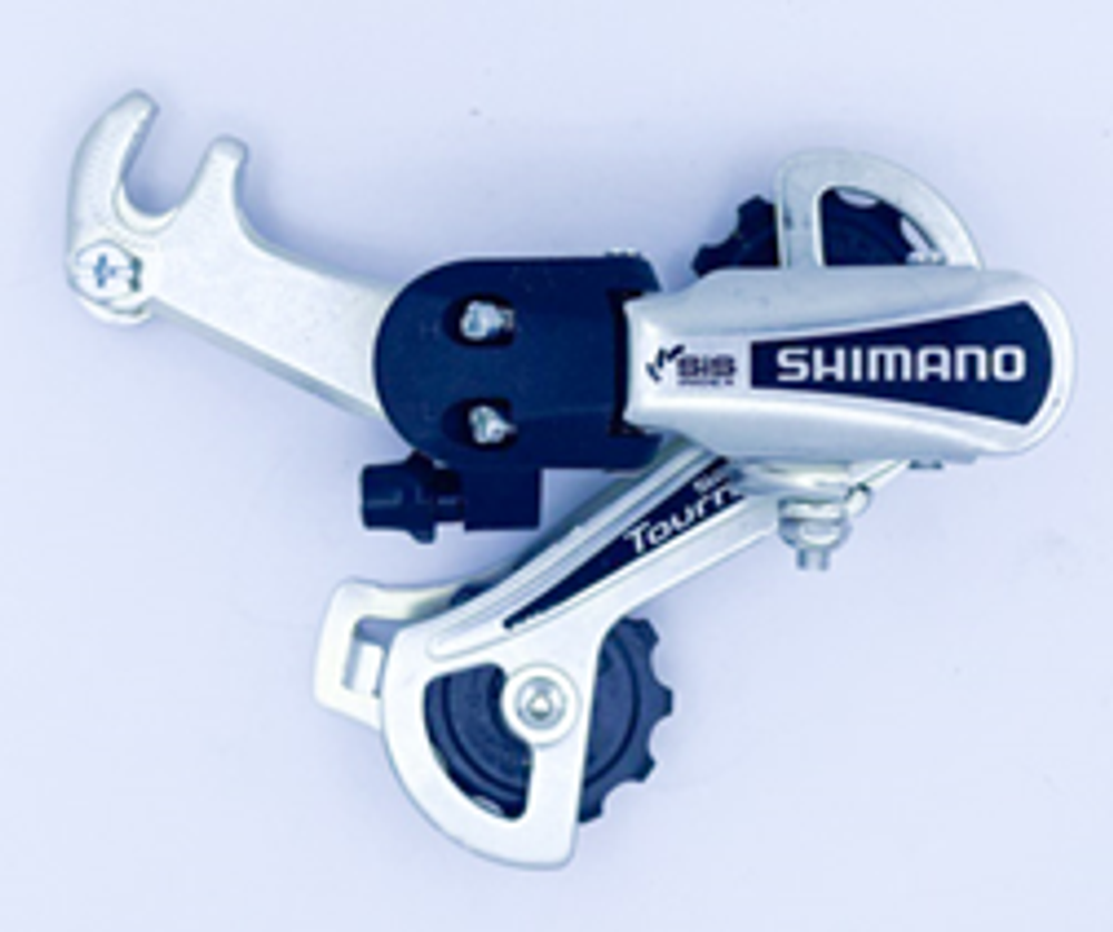 Задний переключатель Shimano Tourney крепление под гайку (RD-TY21B)
