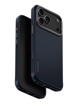 Uniq для iPhone 17 Pro Max чехол KEVA Kevlar Trance Blue (MagSafe)