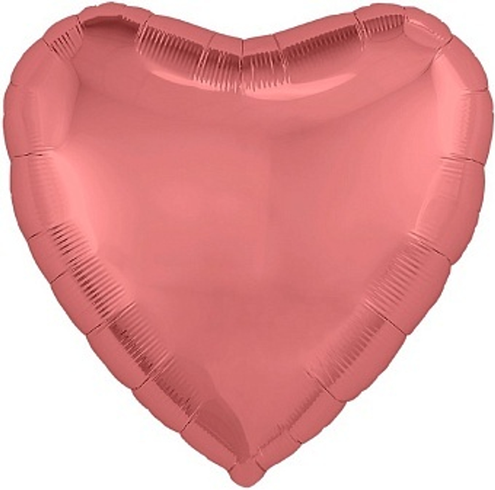 Р 18" Сердце Кармин 40 см.