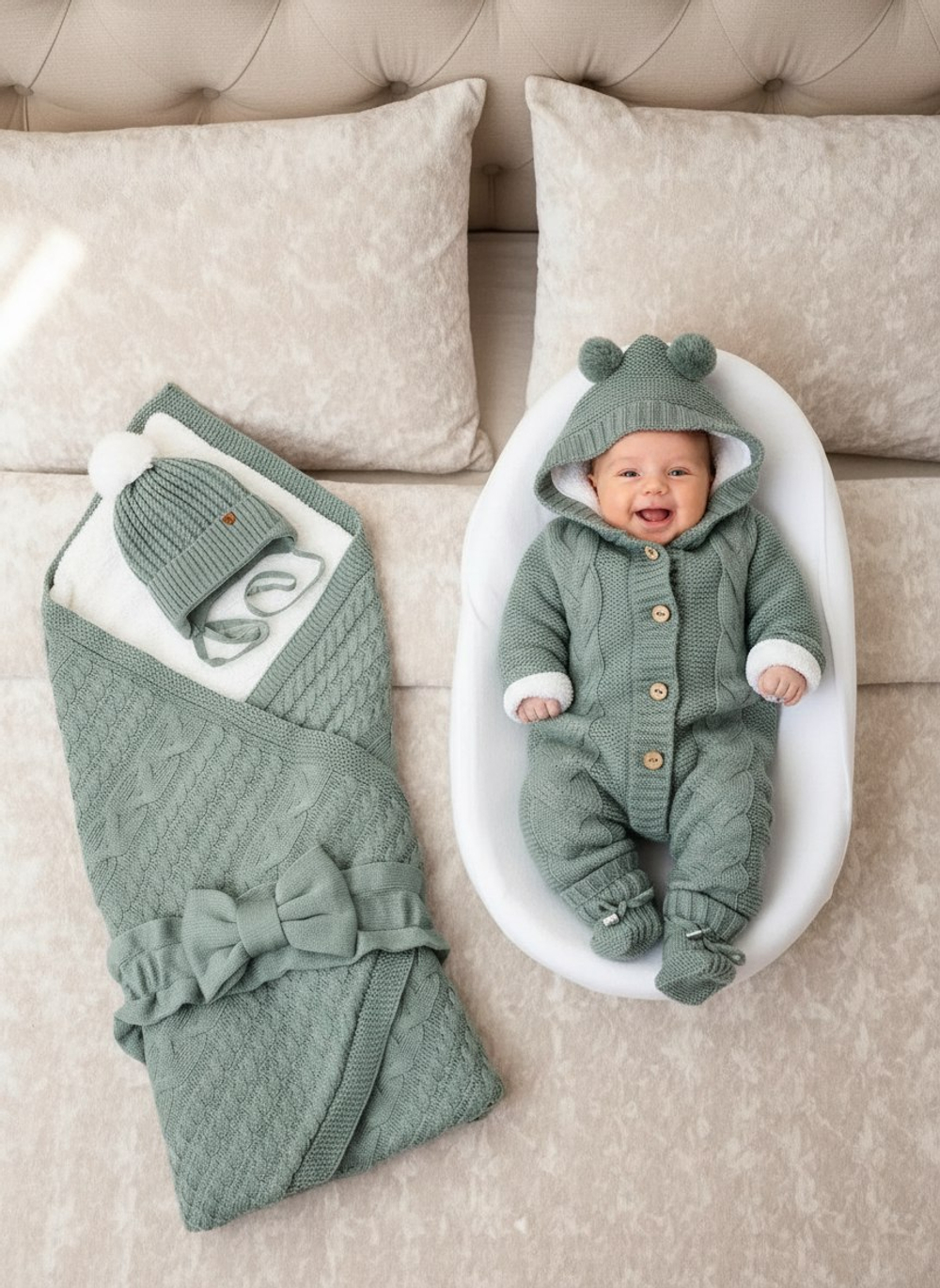 Конверт на выписку для новорожденных