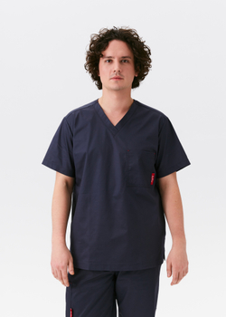 Топ медицинский унисекс Red Base, ртуть хлопок