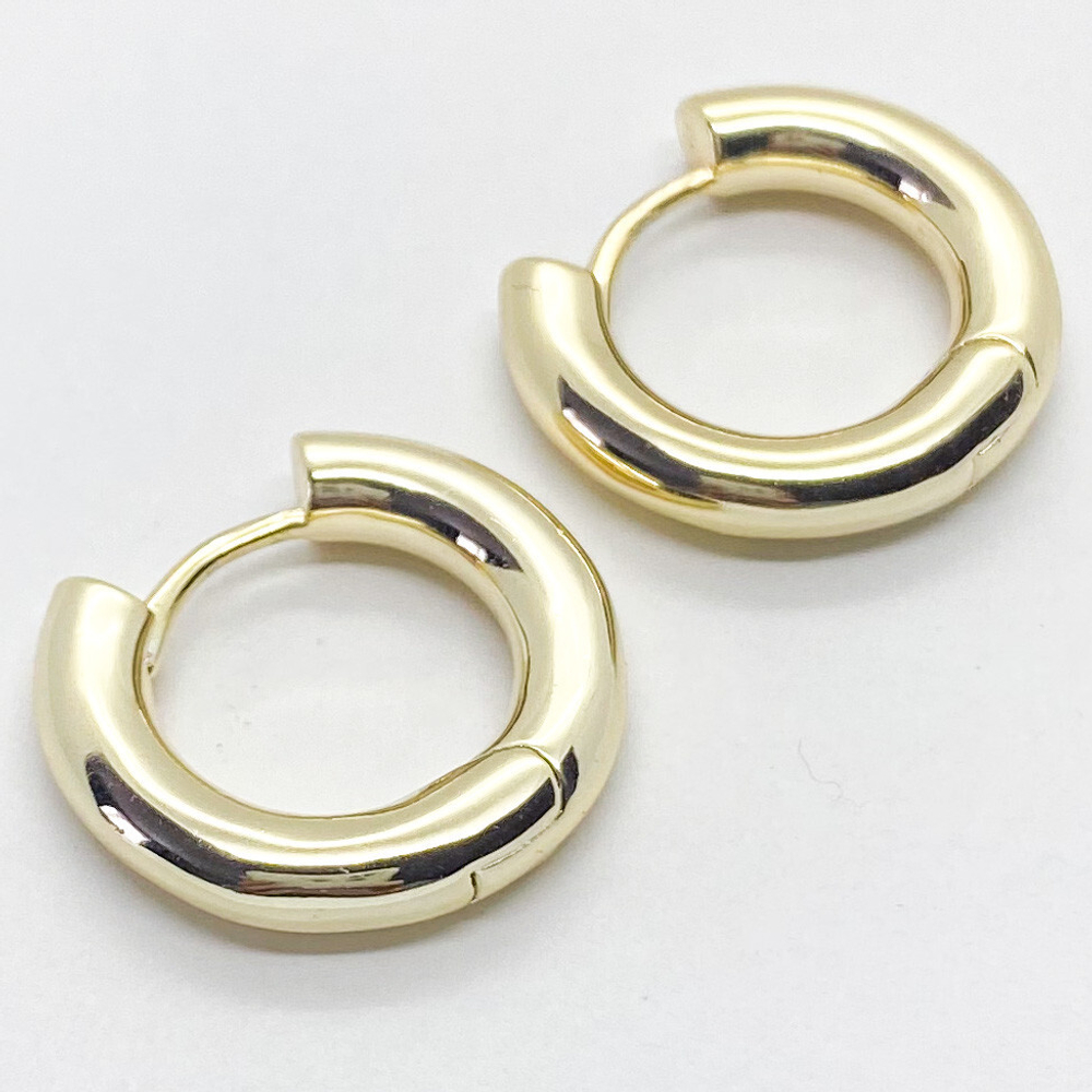 Ювелирные швензы с позолотой, размер 22*4,3 мм, цена за пару