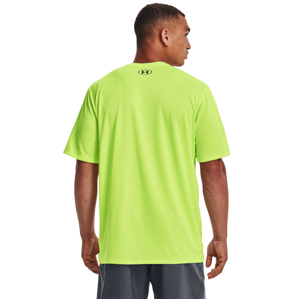 Мужское теннисное поло Under Armour Tech Vent T-Shirt Men - Neon Yellow
