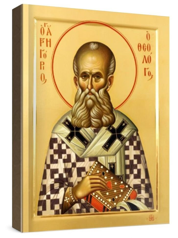 Григорий Богослов (рукописная икона)